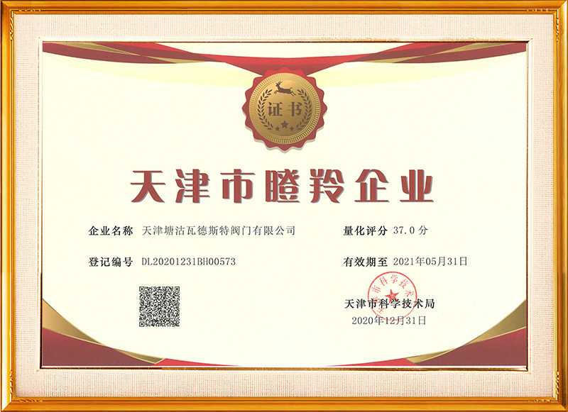 天津市瞪羚企业